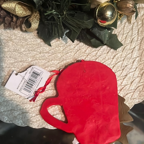 Hot cocoa|cookies ornament new with tag approx 3 1/2” - Picture 3 of 3